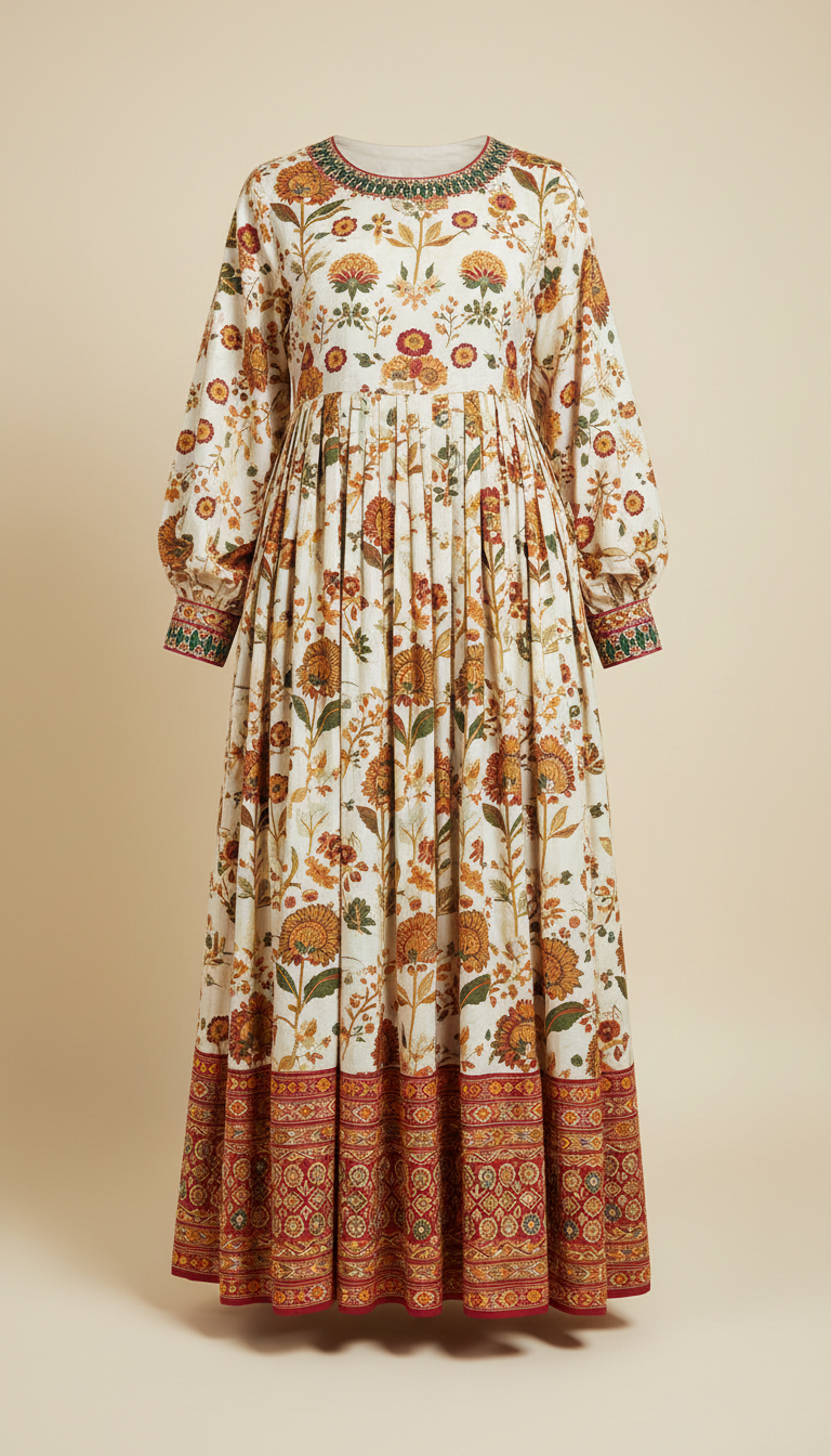 Ivory Lawn Fusion Wear