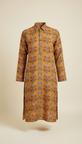 Golden Sand Motif Kurta